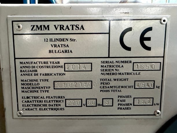 30" x 60" Lion #CU802, engine lathe, 20" swing over cross slide, inch/metric threading, steady & follow - Image 11