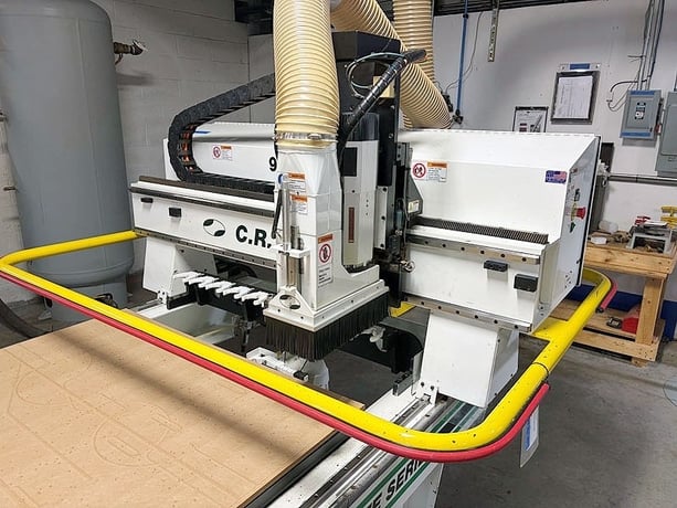 Onsrud #97M12, CNC router, B & R pendant CNC Control, 97" X, 49" Y, 9" Z, 24000 RPM, 2014 - Image 8