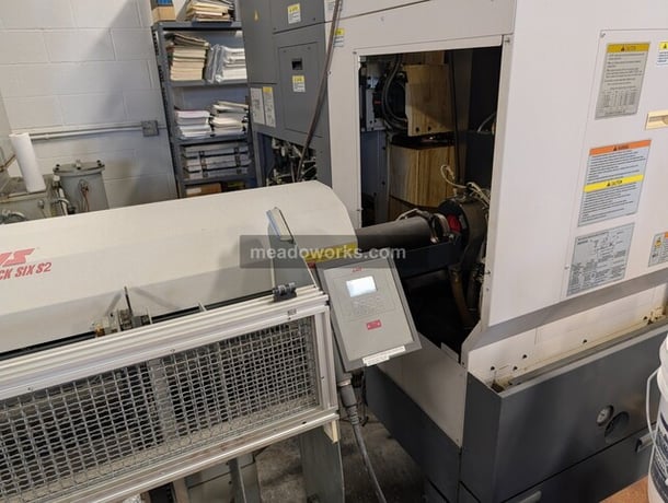 Okuma #Multus-B200-W, CNC Mill-Turn Center, 160" Y, 8" chuck, 6000 RPM, 2 spindles, 225&deg; B-axis, LNS bar - Image 4
