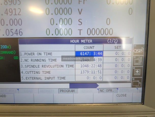Okuma #Multus-B200-W, CNC Mill-Turn Center, 160" Y, 8" chuck, 6000 RPM, 2 spindles, 225&deg; B-axis, LNS bar - Image 8