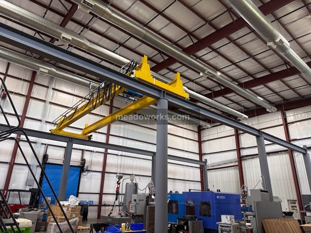 5 Ton, GH Cranes, Top Running Double Girder Overhead Bridge Crane, 32' span, 19' lift height, 75' runway - Image 3