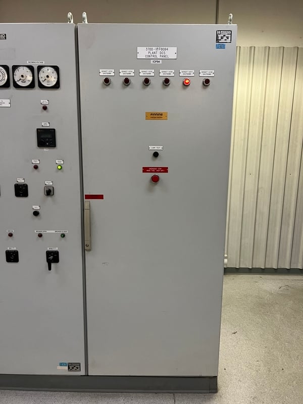 Finning, 6-Genset Synchronizing Control Panel Lineup w/ Bus-Tie & Plant DCS Panels, (6) ION 7550 meters, 120 - Image 1