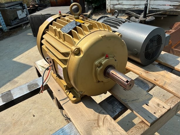 20 HP 1765 RPM Baldor #EM2334T-5, Electric Motor, Frame 256T, 575 Volts, 19.2 amps - Image 1