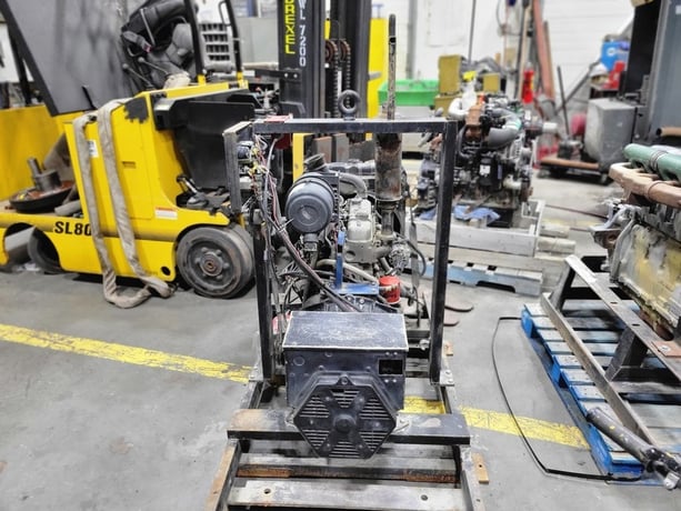 28 KW Isuzu #BB-4JG1T, Diesel Generator Set, Newage alternator, 1800 RPM, analog gauges w/ manual controls - Image 3