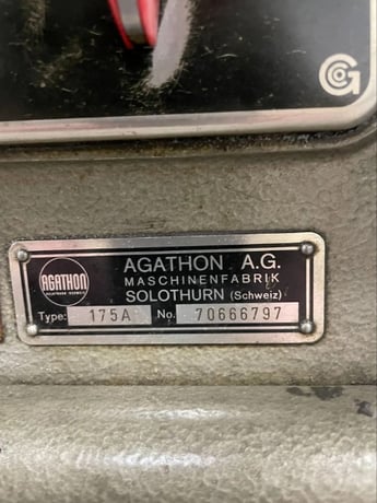 Agathon #175-A, Precision Carbide Tool Grinder, 6.89" grinding wheel diameter, 1.57" x 15.7" max. square - Image 5
