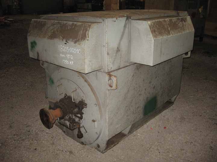 1750 HP 3570 RPM Teco Westinghouse, Frame 4512, 2300 Volts, weather protected enclosure type 1, AC Induction - Image 2