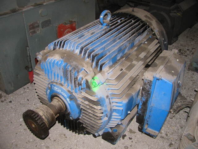 500 HP 1788 RPM ABB, Frame 585, 460 Volts, TEFC, AC Induction Motor - Image 2