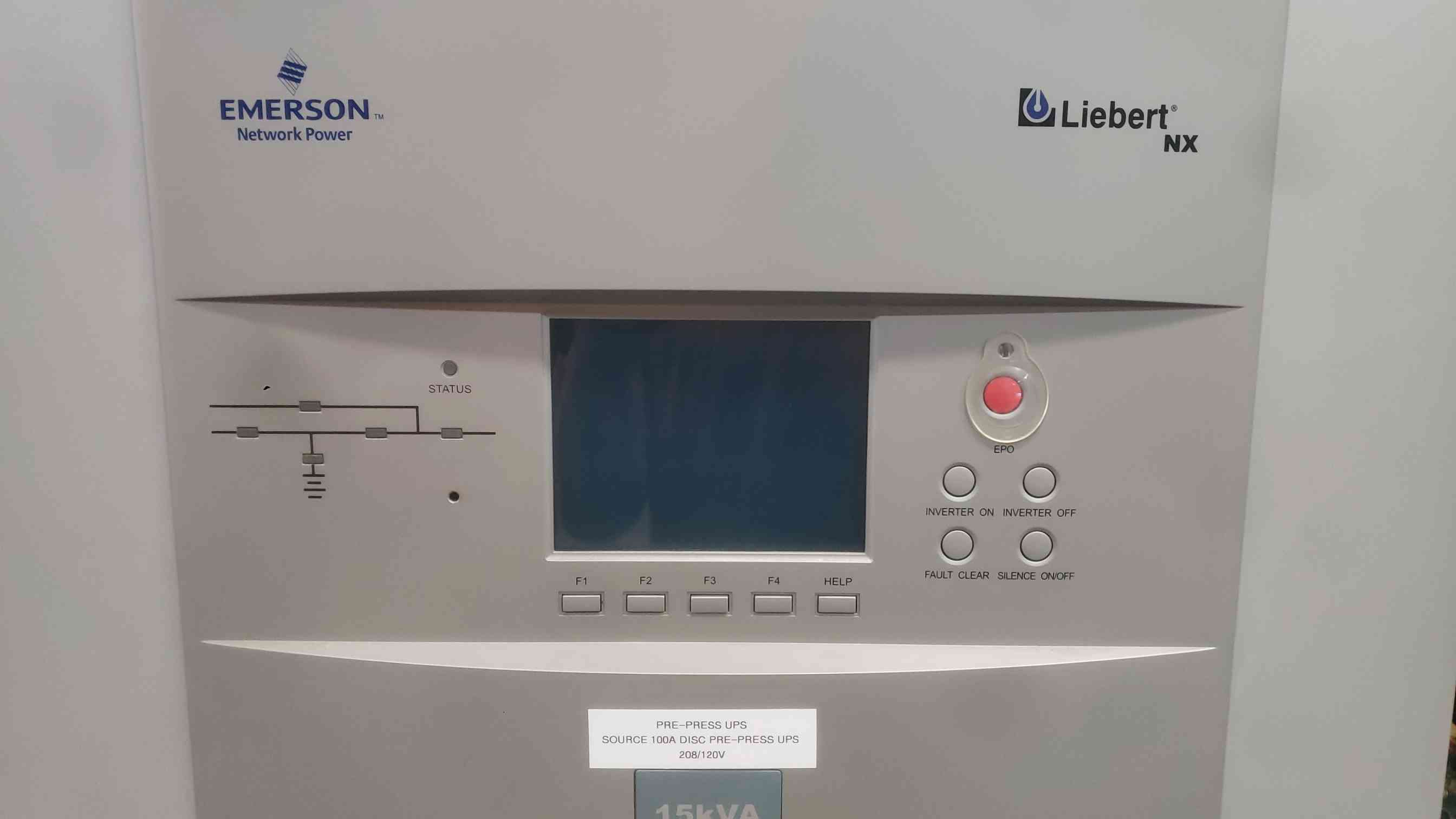 15.0 KVA Liebert #NX, Uninterruptible Power Supply, 3 Phase, Tower, Emerson NXb 15 - Image 3