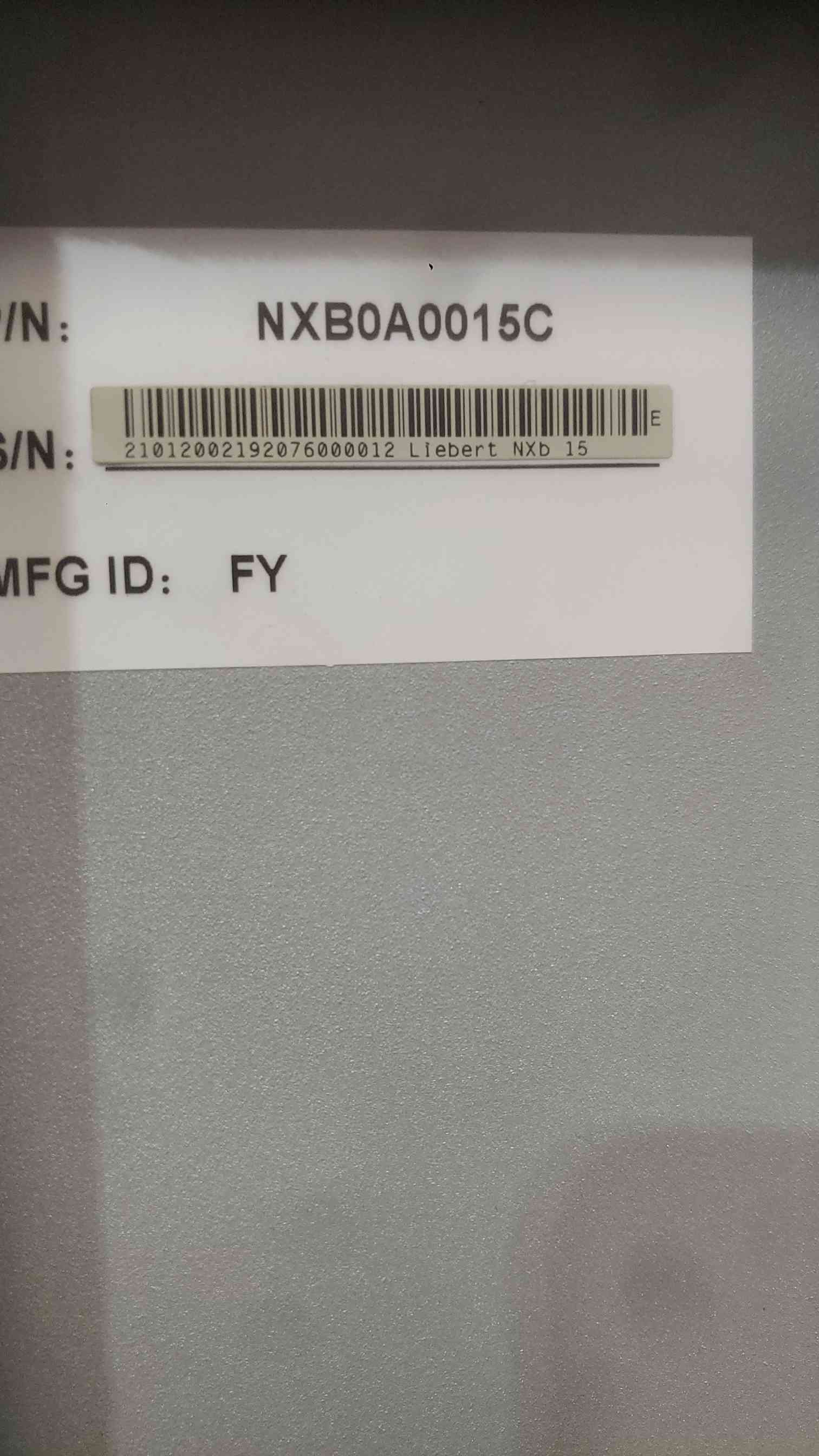 15.0 KVA Liebert #NX, Uninterruptible Power Supply, 3 Phase, Tower, Emerson NXb 15 - Image 7