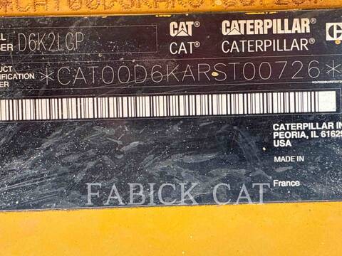 Caterpillar D6K2LGP*, 7383 hours, S/N: RST00726, 2014 - Image 6