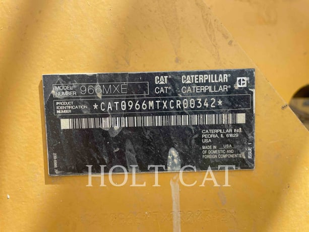 Cat 966MXE, Wheel Loader, 12692 hours, S/N: XCR00342, 2019 - Image 6