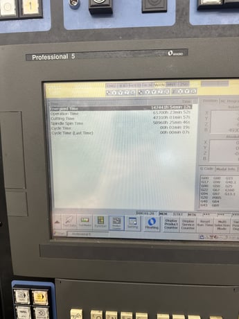 Makino #A51, Fanuc Pro 5, 22" X, 22" Y, 23.6" Z, 30 HP, 60 automatic tool changer - Image 3