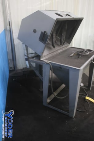 42" x 24" x 23" Econoline #42-24, blast cabinet, 17" x 11" side door openinbg, 22' x 10" sight window - Image 8