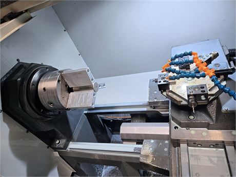 Haas #TL-1, CNC lathe, 20" swing, 11" cross slide, 8" chuck, 8" X, 30" Z, 10 HP, 1800 RPM, 8 turret, 2018 - Image 3