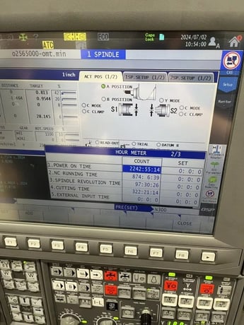 Okuma #Multus-B250II-1SW/750, Multi-Axis CNC Lathe, 19.69" X, 7.87" Y, 31.5" Z, 40.5" centers, 23.62" turning - Image 6