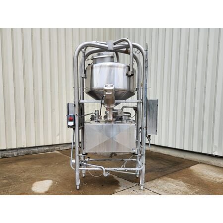 100 gallon Ladish #105RS88SS, Stainless Steel mix system w/ Admix Rotosolver, 150 gal mix tank, 5 HP, 3450 - Image 2