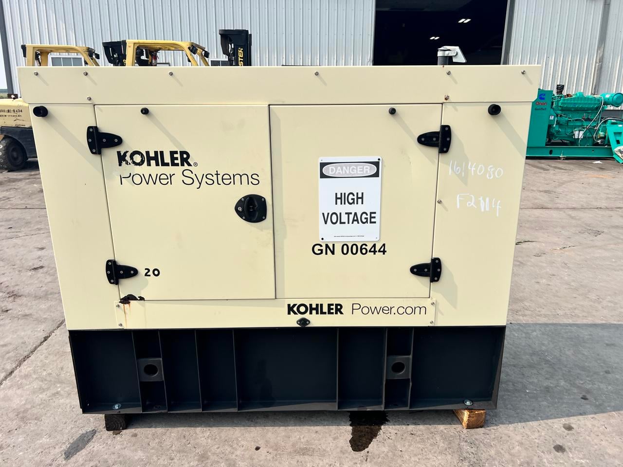 20 KW Kohler #20REOZK, Diesel Generator Set, 120/208 Volts, 1800 RPM, circuit breaker, sound attenuated - Image 3