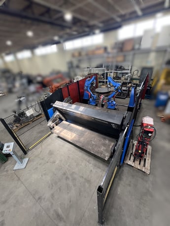 Yaskawa Motoman, MA1400, robots, DX100 controller, Fronius welders, ArcWorld trunnion positioner, 2011, (2 - Image 4