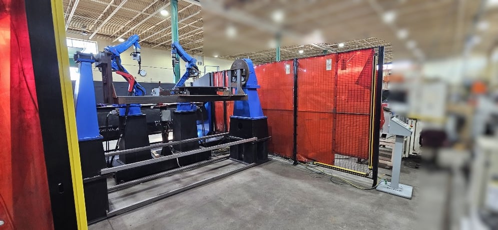 Yaskawa Motoman, MA1400, robots, DX100 controller, Fronius welders, ArcWorld trunnion positioner, 2011, (2 - Image 6