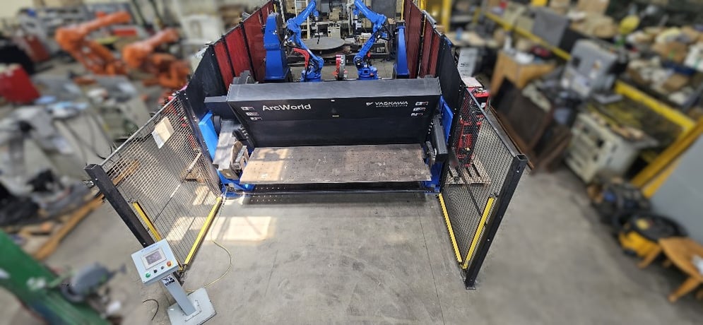 Yaskawa Motoman, MA1400, robots, DX100 controller, Fronius welders, ArcWorld trunnion positioner, 2011, (2 - Image 7