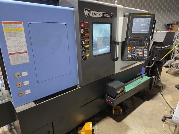 DN Solutions (Doosan) #Lynx-2100LSYB, 23.6" swing, 8" chuck, 2.6" bar, 11.8" dia., 20" lgth, live tool, sub - Image 1