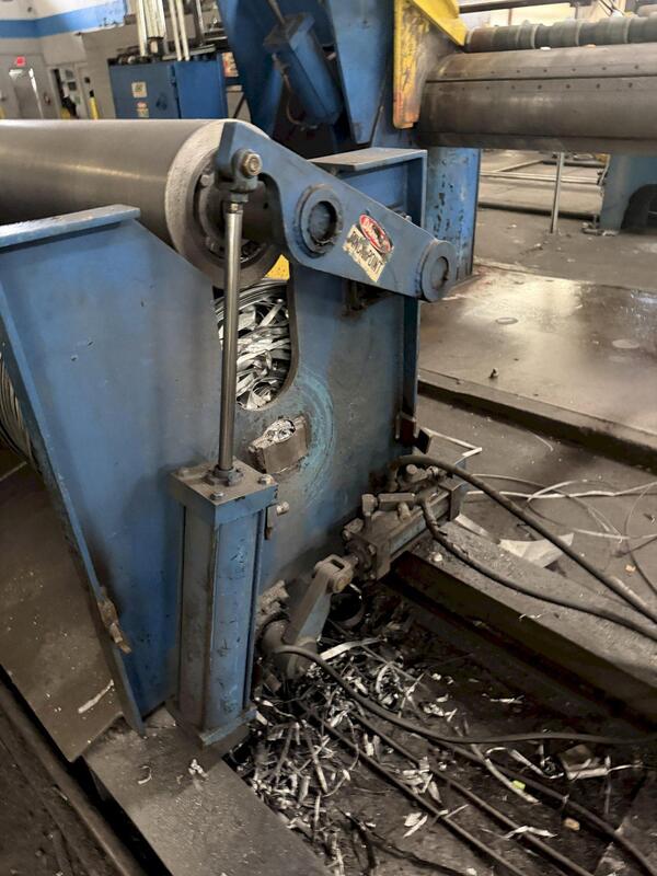 1" x .117" Wean, motorized scrap winder coiler - Image 9