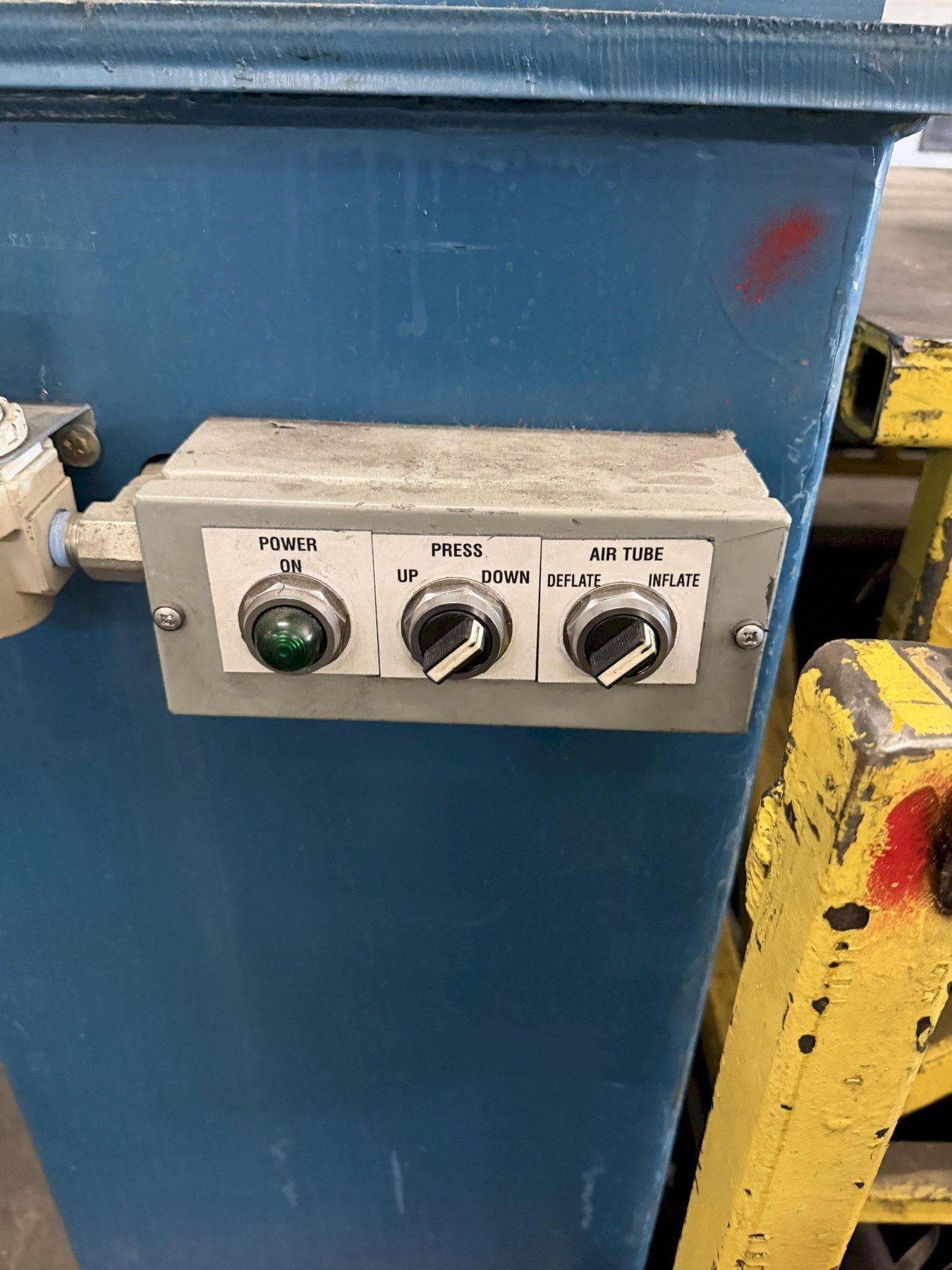 76" Loopco/Stamco, pad mounted tension stand, rebuilt - Image 2