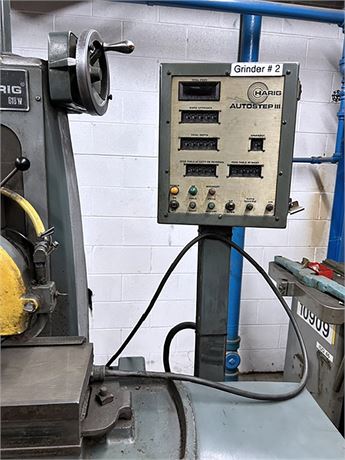 6" x 18" Harig #618W, surface grinder, 20" X, 6.75" Y, 12" Z, 7" wheel, 3450 RPM, Harig AutoStep III, Walker - Image 4