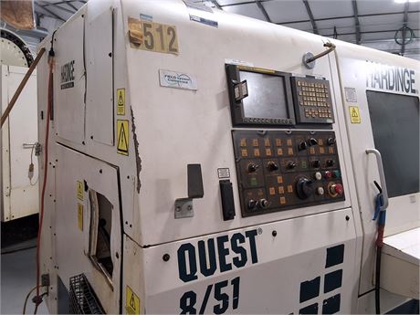 Hardinge #Quest-8/51, CNC lathe, 20.4" swing, 8" chuck, 2" bar, 14" diameter x 24" length, 4200 RPM, 20 HP - Image 2