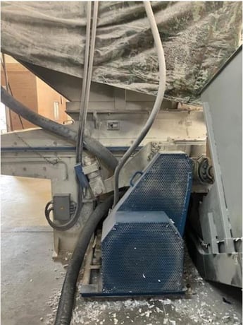 Vecoplan #RG-52, single shaft shredder, 52" x 58" open, 60 HP, 15" diameter rotor, 120-140 RPM, (74) - Image 4