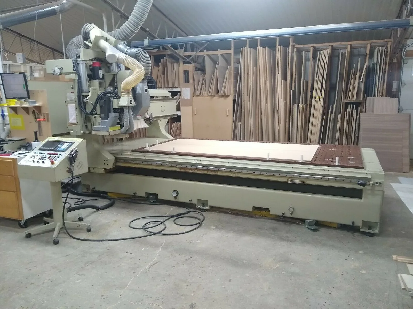 Anderson #Stratos-SUP, CNC Router, 8" Z, 120" x 60" table, 10 HP, 18,000 RPM, 8-carousel style ATC, 9 HP - Image 8