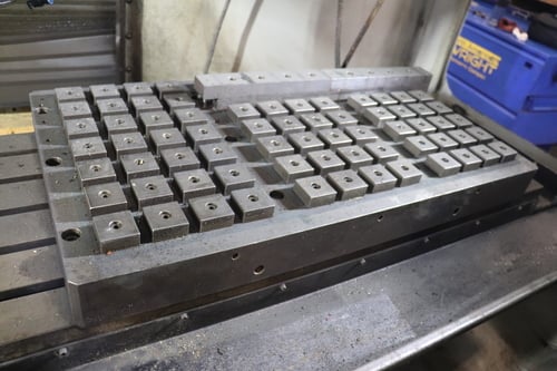 19.7" x 31.5" Schunk #KEH02C, Magnetic Table, from Haas VF3, 460 V., 500 X 800, 2015 - Image 1