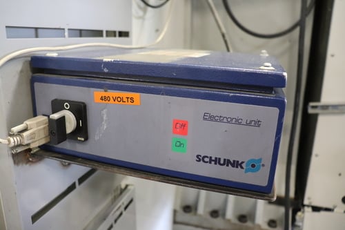 19.7" x 31.5" Schunk #KEH02C, Magnetic Table, from Haas VF3, 460 V., 500 X 800, 2015 - Image 4