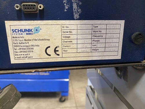 19.7" x 31.5" Schunk #KEH02C, Magnetic Table, from Haas VF3, 460 V., 500 X 800, 2015 - Image 5