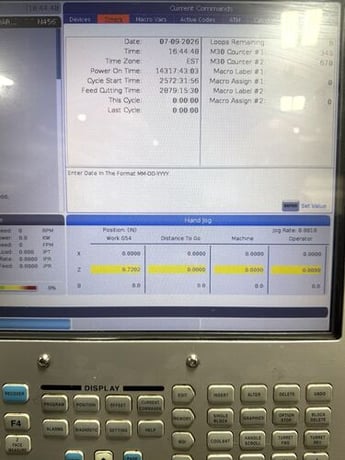 Haas #ST-30, cnc lathe, 31.7" swing, 15" diameter x 32.5" L max, 10" chuck, 3" bar, 3.5" bore, 30 HP, 3400 - Image 6