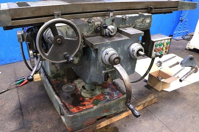 Supermax #YC-2H, Horizontal Mill, 51" x 11" table, 1300 RPM, 5 HP, 1982 - Image 5