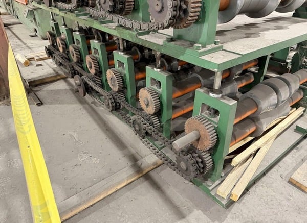 14 Stand Bradbury #320, R Panel Roll Forming Line, 80-200 FPM, 60 HP, 2009 - Image 10