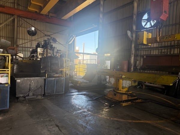 60" x .25" Paxson, Slitting Line, 48,000 Lb, 20-28" ID, 72" outside dimension, 60k psi, 150 HP, 386 FPM - Image 4