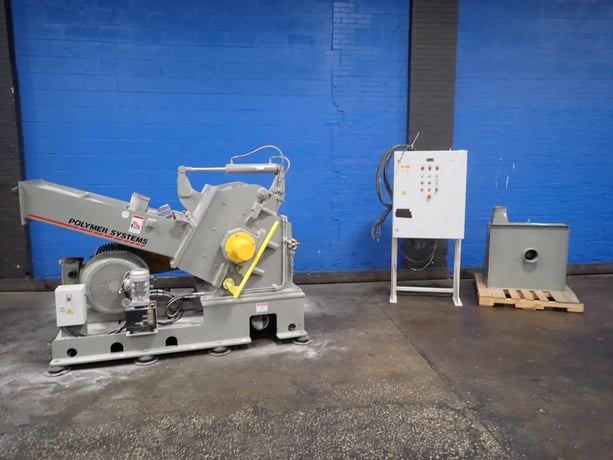 Hosokawa #DGP560-700, Plastic Granulator, 75 KW, 1785 RPM, 460 V., 3PH - Image 2