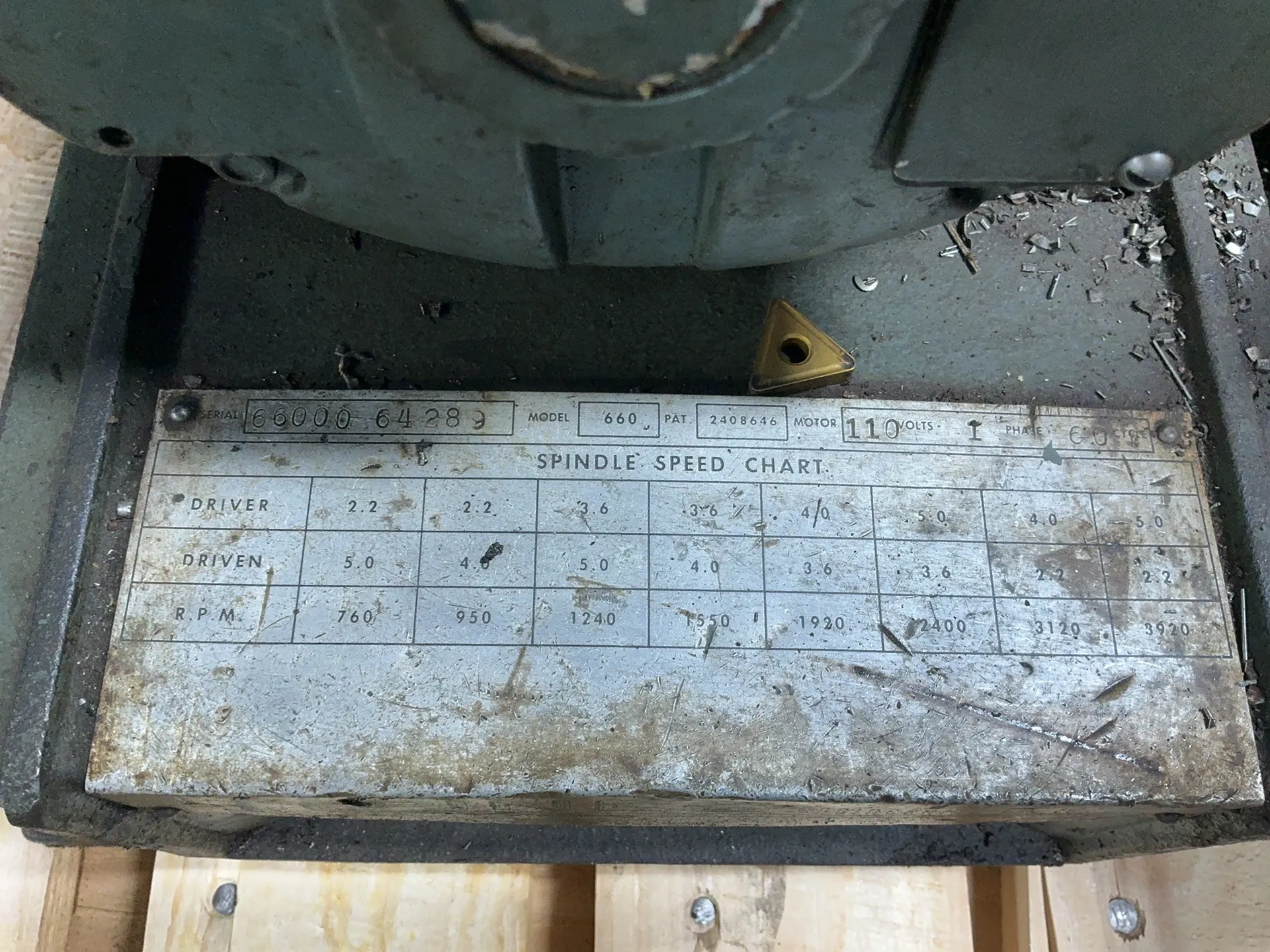 Pines Engineering #660, Deburring Machine, 760-3820 RPM, 110 V., 1PH - Image 1