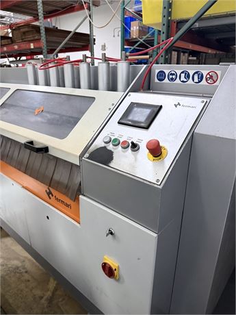 Fermari #ARIA-2B, bevel diamond edge polisher, 63" working width, 4" material thickness, 46° tilt, 6000 RPM - Image 2