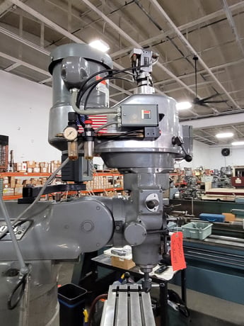 Bridgeport #Series-I, vertical mill, 9" x48" tbl., 2 HP, 36" X, 12" Y, 16" Z, 60-4200 RPM, R-8, Acurite - Image 5