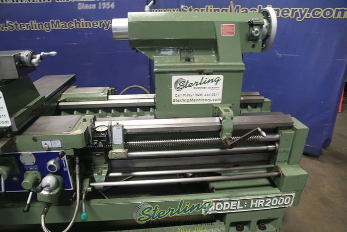 34"/44.5" x 80" Kingston #HR2000, gap bed engine lathe, 4-1/16" bore, 4-way rapid traverse, foot brake, 20 HP - Image 6