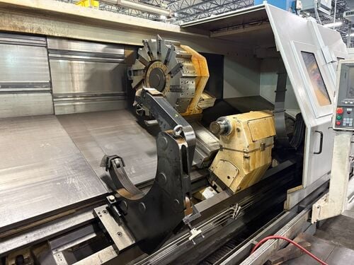 Okuma #LB45II-3000, CNC lathe, 33.7" swing, 25.98" diameter, 118" turning length, 21" chuck, 4.3" bar, 40 HP - Image 2