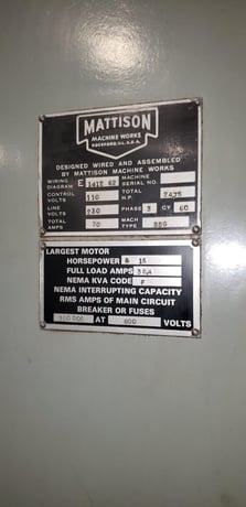 24" x 48" Mattison, hydraulic surface grinder - Image 9
