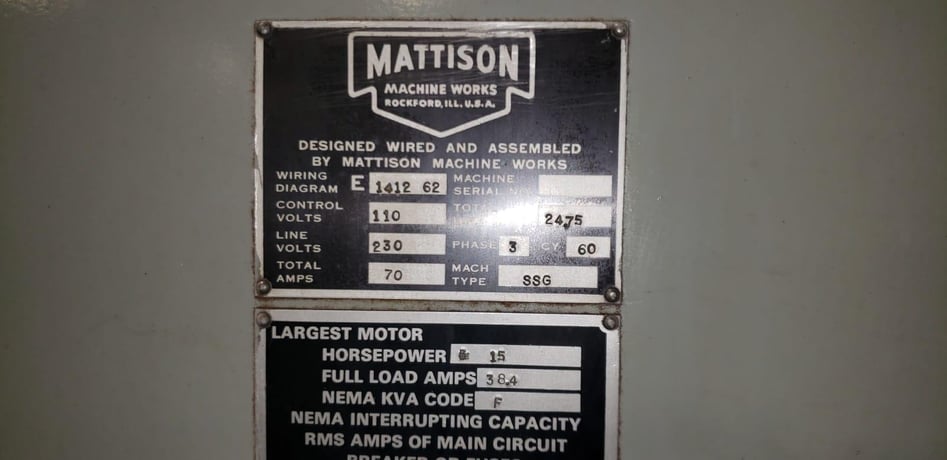 24" x 48" Mattison, hydraulic surface grinder - Image 10