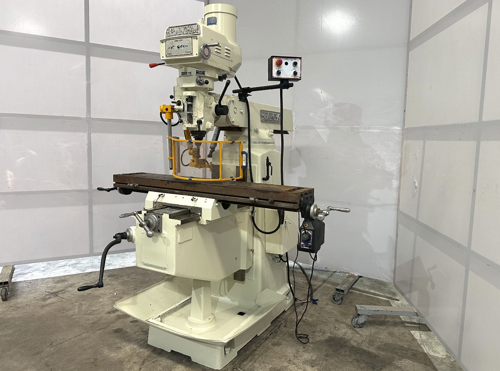 Birmingham #BPV-4KV, vertical mill, 10" x54" tbl., 5 HP, R8, variable speed - Image 2