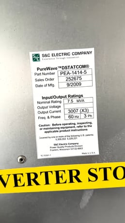 S & C Electric DStatcom, SVG Distribution Static VAR synchronous compensator, reactive power compensation - Image 6