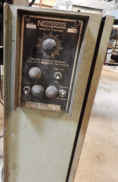 8" x 18" Brown & Sharpe #818, hydraulic surface grinder, 2 HP, coolant, 1977 - Image 6