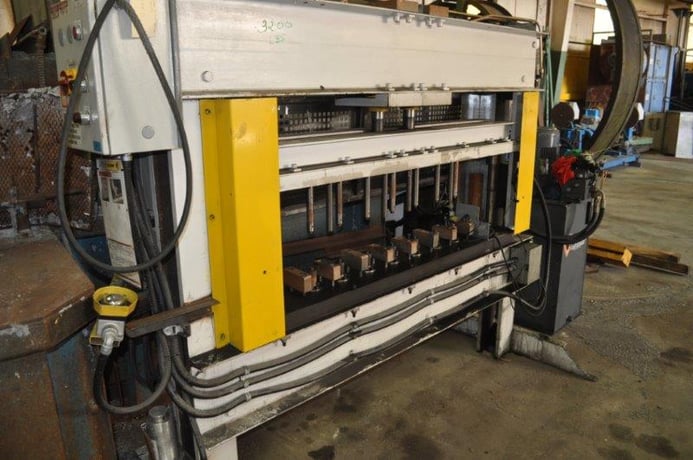 50 Ton, Wainbee #HP3125, H-frame hydraulic press, 8" stroke, 70" x 10" bed, 10 HP - Image 2